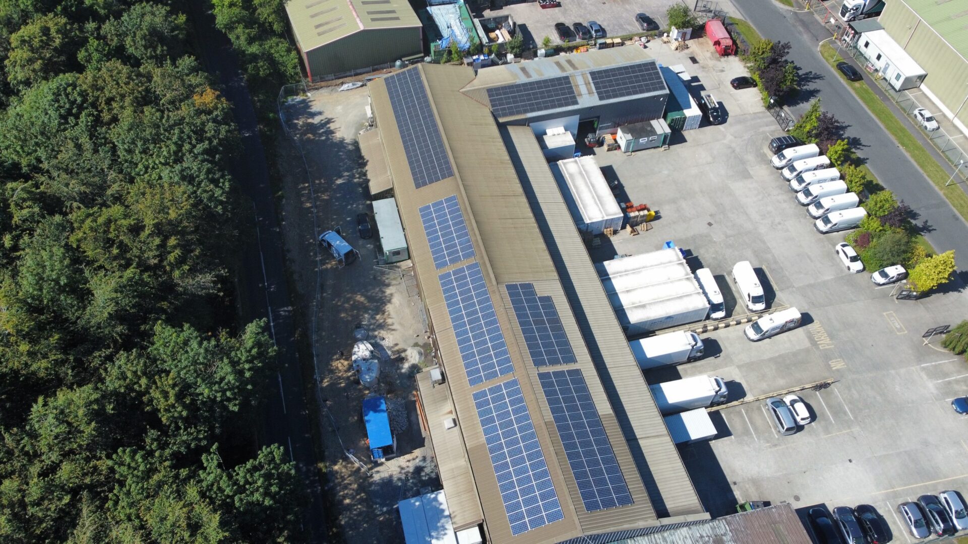 Deli Lites 40 kWp solar PV install, Co. Down